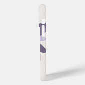 Paarse pastel decoratieve kleurrijke tegel Case-Mate iPhone case (Achterkant / Links)