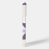 Paarse pastel decoratieve kleurrijke tegel Case-Mate iPhone case (Achterkant / Rechts)