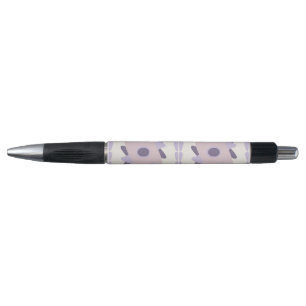 Paarse pastel Decoratieve kleurrijke tegel Pen
