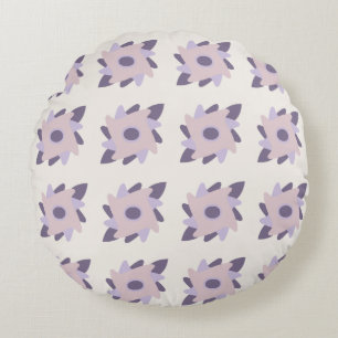 Paarse pastel decoratieve kleurrijke tegel rond kussen