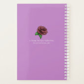 Paarse pastel hart planner (Achterkant)