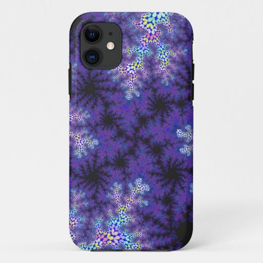 Paarse Pastel Spikkel Case-Mate iPhone Case (Achterkant)