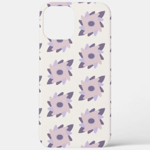 Paarse pastelkleurige decoratieve gekleurde tegel Case-Mate iPhone case