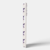 Paarse pastelkleurige decoratieve gekleurde tegel Case-Mate iPhone case (Achterkant / Rechts)