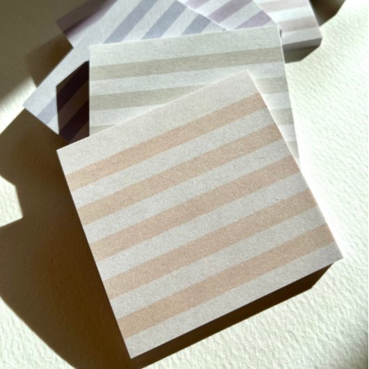 Paarse pastelstreep Post-it notes