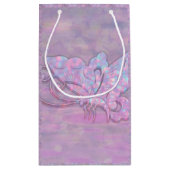 Paarse pasteuze vlinder klein cadeauzakje (Achterkant)