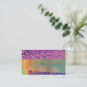 Paarse Patina Glamour Visitekaartje (Staand voorkant)