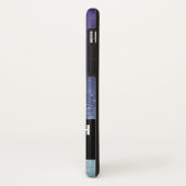 Paarse patronen / vintage Case-Mate iPhone case (Achterkant/links)