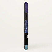 Paarse patronen / vintage Case-Mate iPhone case (Achterkant/rechts)