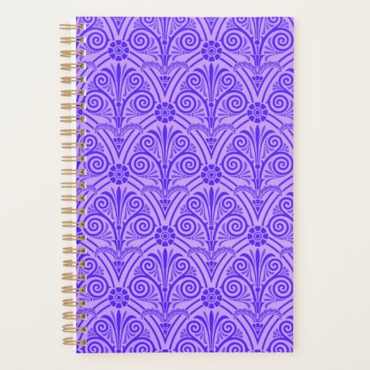 Paarse  patroon planner (Voorkant)