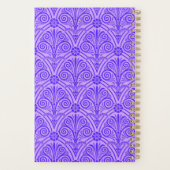 Paarse  patroon planner (Achterkant)