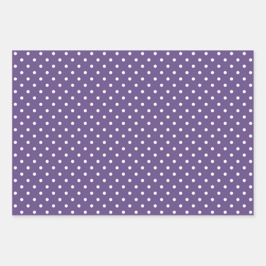 Paarse Patterns Wrapping Paper Sheet Set (Voorkant 2)
