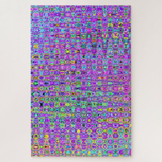 Paarse Pauw Legpuzzel (Verticaal)