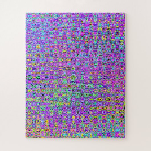 Paarse Pauw Legpuzzel (Verticaal)