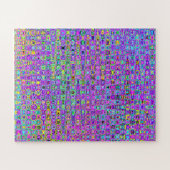 Paarse Pauw Legpuzzel (Horizontaal)