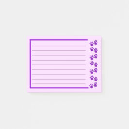 Paarse Pauw Print Post-it notities Post-it® Notes