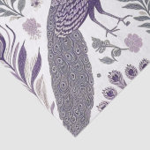 Paarse Pauw Toile Cadeautas Tissuepapier (Detail)