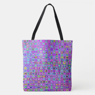 Paarse Pauw Tote Bag