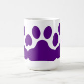 Paarse Paw-afdrukken Koffiemok (Center)