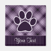 Paarse Paw-afdrukken Magneet (Voorkant)