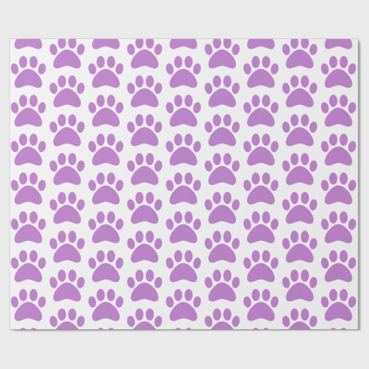 Paarse paw inpakpapier (Vlak)