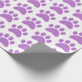 Paarse paw inpakpapier (Hoek)