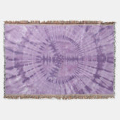 Paarse Peace Tie Dye Deken (Voorkant)