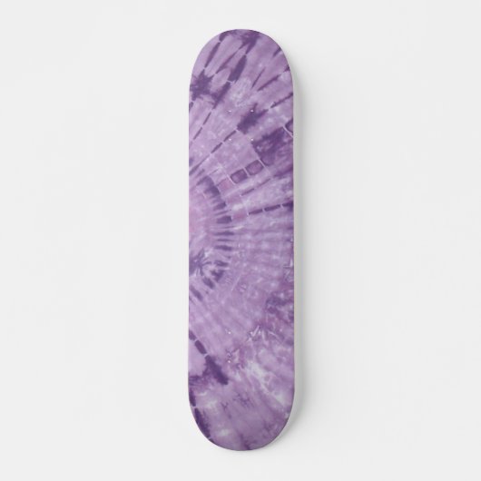 Paarse Peace Tie Dye Persoonlijk Skateboard (Voorkant)