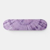 Paarse Peace Tie Dye Persoonlijk Skateboard (Horizontaal)