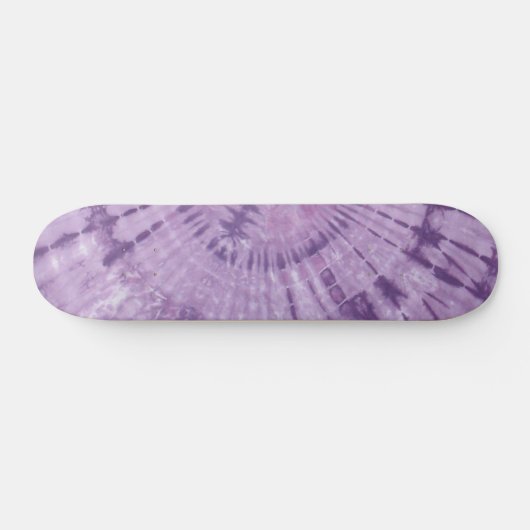 Paarse Peace Tie Dye Persoonlijk Skateboard (Horizontaal)