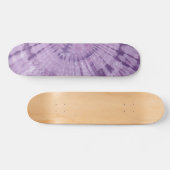Paarse Peace Tie Dye Persoonlijk Skateboard (Horizontaal)