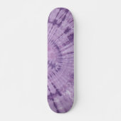 Paarse Peace Tie Dye Persoonlijk Skateboard (Voorkant)