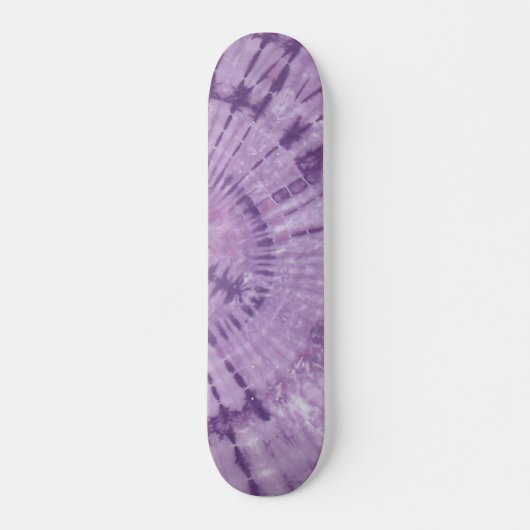 Paarse Peace Tie Dye Persoonlijk Skateboard (Voorkant)