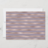 Paarse Peach Floral Herfst Hartelijk dank Bedankkaart (Achterkant)