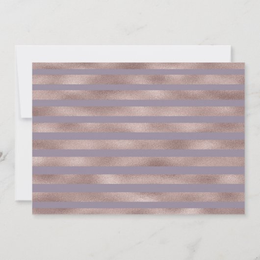 Paarse Peach Floral Herfst Hartelijk dank Bedankkaart (Achterkant)