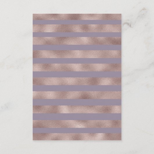 Paarse Peach Floral Weddenschap Enclosure Card Informatiekaartje (Achterkant)