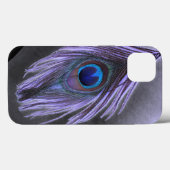 Paarse Peacock-doether Case-Mate iPhone Case (Achterkant (horizontaal))