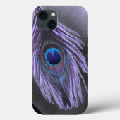 Paarse Peacock-doether Case-Mate iPhone Case (Achterkant)