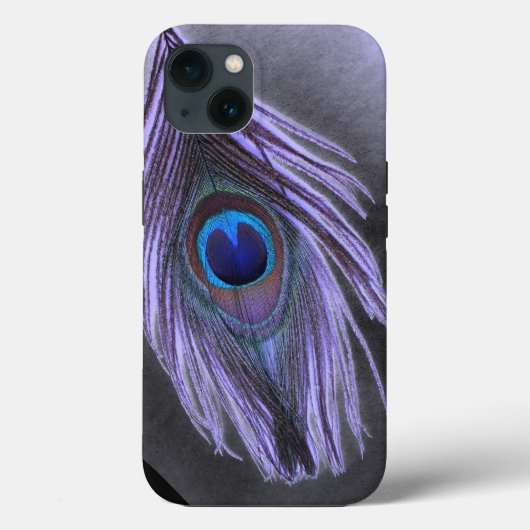 Paarse Peacock-doether Case-Mate iPhone Case (Achterkant)