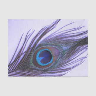Paarse Peacock-doether Tissuepapier
