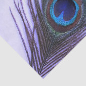 Paarse Peacock-doether Tissuepapier (Detail)
