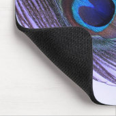 Paarse Peacock Feather 2 Muismat (Hoek)