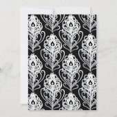 Paarse Peacock-feether-weddenschappen Kaart (Voorkant)