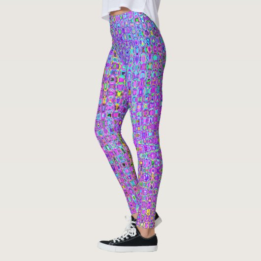 Paarse Peacock Leggings (Links)