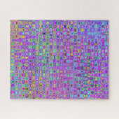 Paarse Peacock Legpuzzel (Horizontaal)