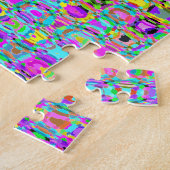 Paarse Peacock Legpuzzel (Zijkant)