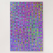 Paarse Peacock Legpuzzel (Verticaal)