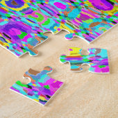 Paarse Peacock Legpuzzel (Zijkant)