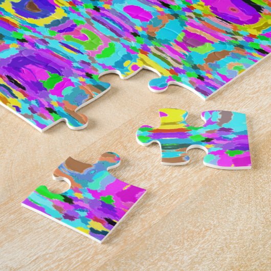 Paarse Peacock Legpuzzel (Zijkant)