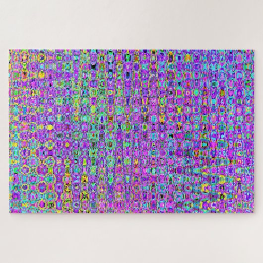 Paarse Peacock Legpuzzel (Horizontaal)